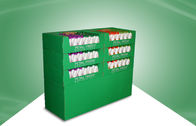 De groene Vertoning van de Kartonpallet voor Skincare-Producten met 6 Dienbladen