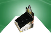 Countertop van het boek Lichte Zwarte Karton Vertoningen met Verdelers Rekupereerbare OEM ODM