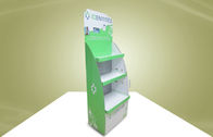 Groene de Tribunes Regelbare Planken van de Kartonvertoning voor Gezondheidszorgproducten