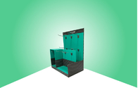 Maat Blauwe Karton Tegenvertoning Vast met Metaalhaken voor Elektronikapunten