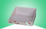 Rekupereerbare Karton Tegenvertoning voor het Bevorderen van Hello Kitty Makeup Cotton Pads