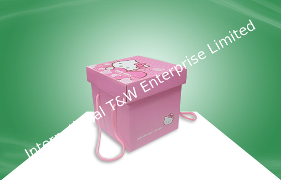 kopen Decoratief Roze Hellokitty-Document Giftvakje met Handvat voor Verpakkingssnacks online manufacture