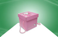 Decoratief Roze Hellokitty-Document Giftvakje met Handvat voor Verpakkingssnacks