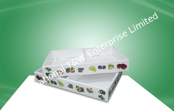 kopen Heldere Countertop van het Fruitpdq Dienbladen van Drukcostom Vertoning met Twee Kolommen online manufacture