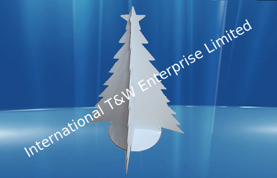 kopen De reclame van het Promotiemodel van de Kartonvertoning met Kerstboomvorm online manufacture