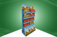 De adverterende Vertoning van het Stapel omhoog Pop Karton, de Vloervertoningen van het Douanekarton voor Chocolade