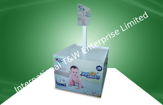 kopen Groot Karton de Vertoningsrek van de Reclamepallet voor de Productenbevordering van de Servetbaby online manufacture