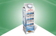 Melk - Karton - van de Vertoningsrekken van het Vormkarton de Tribune van de de Vloervertoning voor Melk