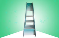 2 - Opgeruimde POP de Laddervorm van de Golfkartonvertoning met Planken/Metaalhaken