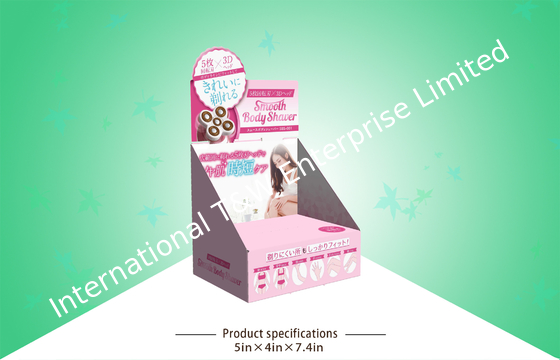 kopen Het Scheerapparaatcountertop van 350GSM Artpaper SGS van de Vertoningsdoos Gemakkelijke assemblage online manufacture