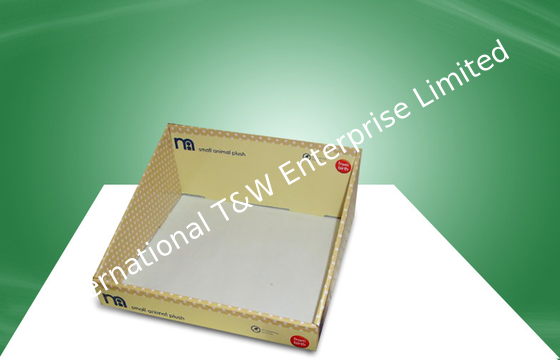 kopen Plus Stuk speelgoed Gele van de de tribunedoos van de karton tegenvertoning Rekupereerbare OEM ODM online manufacture