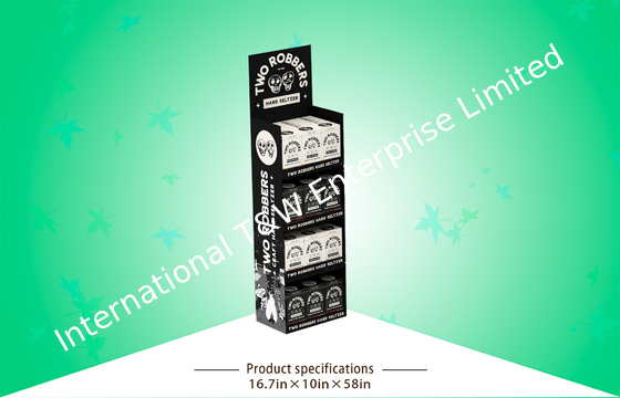 kopen Op zwaar werk berekende Vier Shlef Drankpos Kartonvertoning met Glanzende Laminering online manufacture