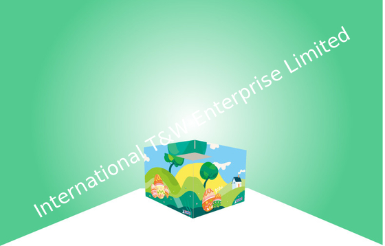 kopen Pluche Toy Paper Card Boxes/Kleurenvakken met Glanzende Afwerking online manufacture