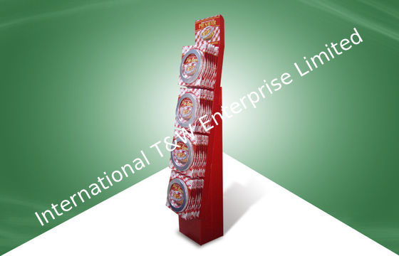 Goede prijs. Assembleer Rode Pos Kartonvertoningen, de Kleinhandelstribunes van de Vloervertoning met Haken online