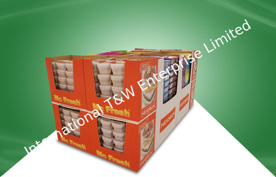 Goede prijs. De glanzende/Matte pp Gelamineerde Kartondocument Vertoning van de Stortplaatsbak voor Kleinhandelsvoedsel online