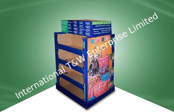 Dubbele Plank vier - gezicht - toont de vertoningstribunes van de kartonvloer voor Dame Bag