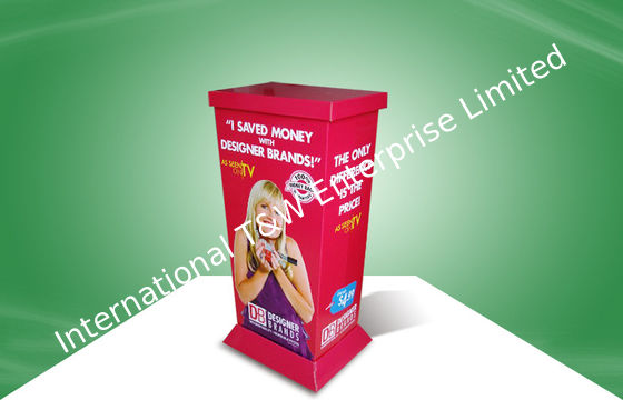 Goede prijs. Rode 4C/5C/6C van de de Vertoningseenheid van het Drukkarton de Stortplaatsbakken voor Schoonheidsmiddelen online