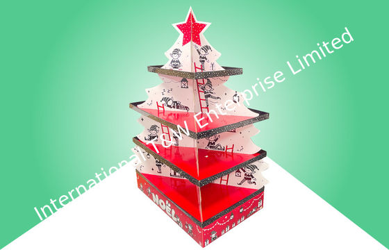 Aangepaste kerstboom pallet display voor winkels