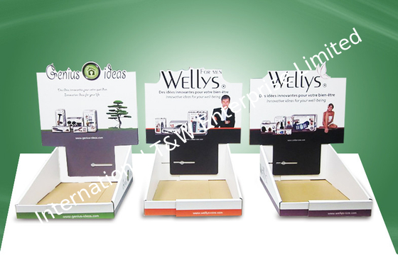 Goede prijs. Countertop van het douane breedte-Regelbare Karton de Schoonheidsproducten van Vertoningenskincare online