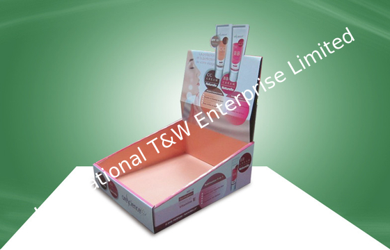 Goede prijs. De professionele Countertop Tribune van de Kartonvertoning met Glanzende pp-Laminering online