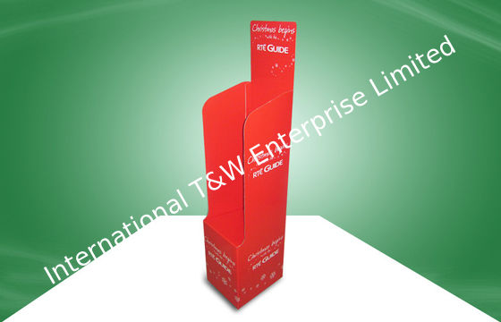 Goede prijs. De rode Bakken van de Kartonstortplaats, de Eenheden van de Kartonvertoning voor Kerstmisgiften online