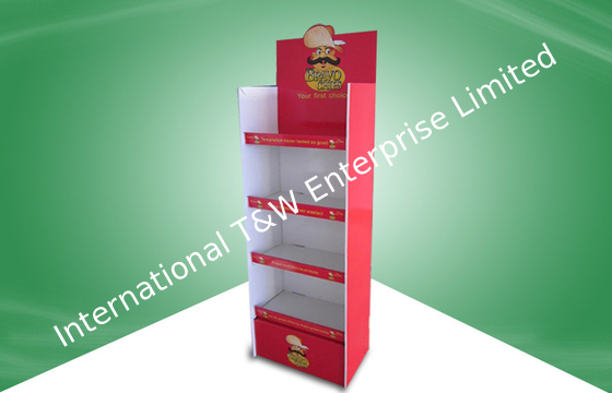 Goede prijs. De rode Vier Laminering van de Vertoningseenheden pp van het Plankenkarton Vrije Bevindende voor Snack online