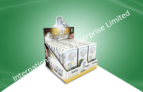 Goede prijs. Countertop van het boek Lichte Zwarte Karton Vertoningen met Verdelers Rekupereerbare OEM ODM online